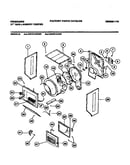 Cabinet,  drum,  heat duct