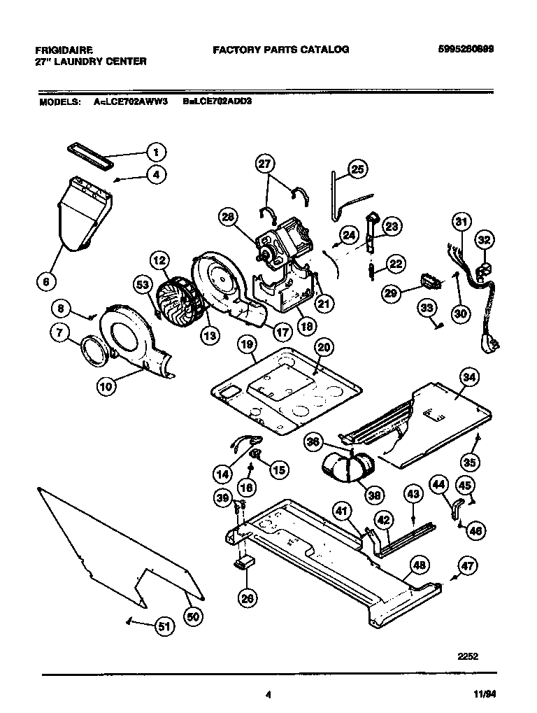 DRYER - MOTOR, BLOWER, BELT