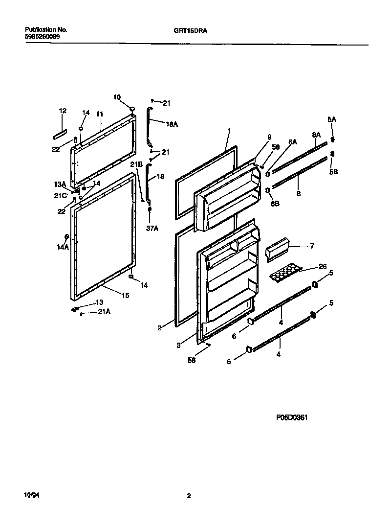 Door section