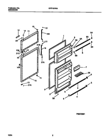 Door section