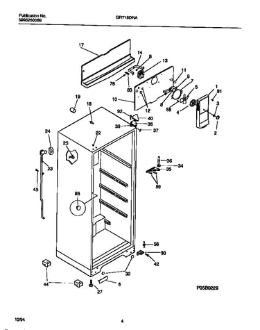 Cabinet w/ fan assembly