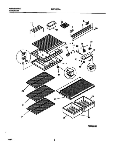 Shelves, controls, divider, mullion
