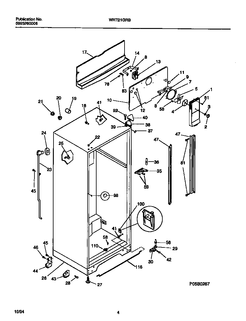 CABINET W/ FAN ASSEMBLY