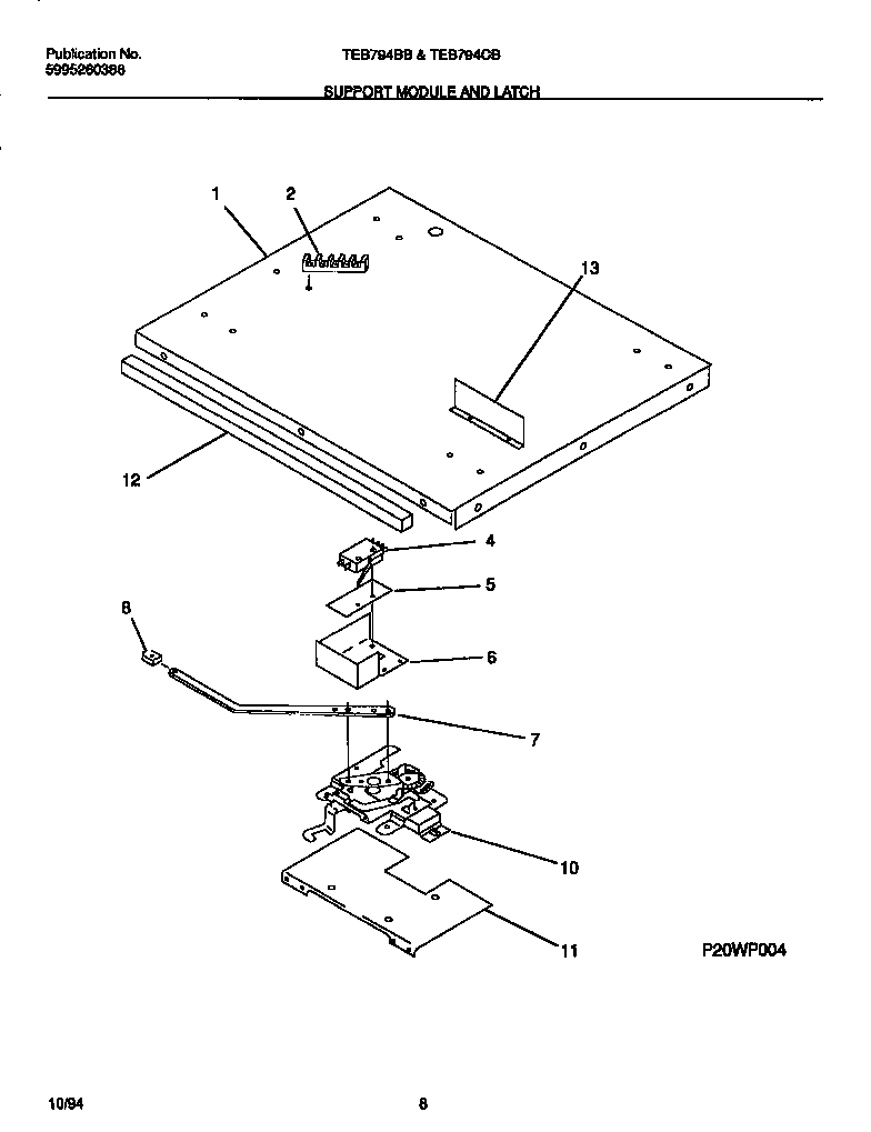 SUPPORT MODULE AND LATCH