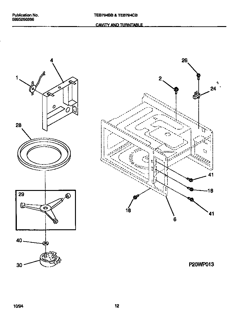 CAVITY AND TURNTABLE