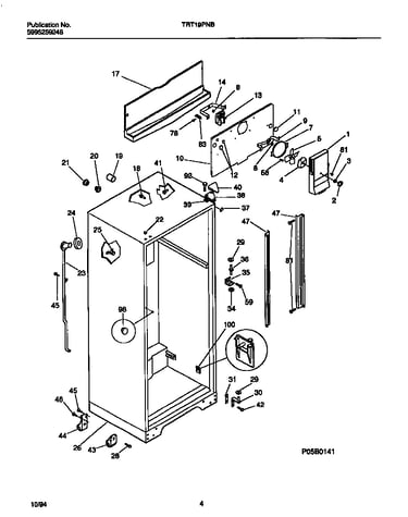 Cabinet w/ fan assembly