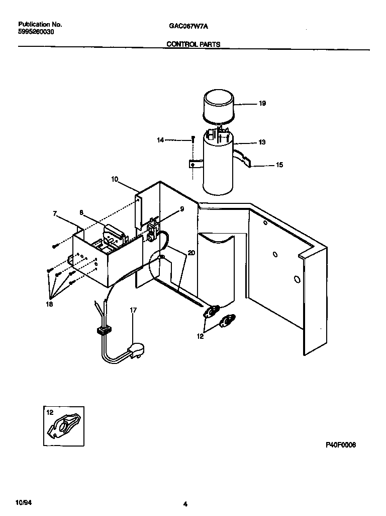 Control parts