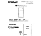 White-Westinghouse WRT18QRBW2 cover page diagram