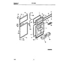 White-Westinghouse WRT18QRBW2 door section diagram