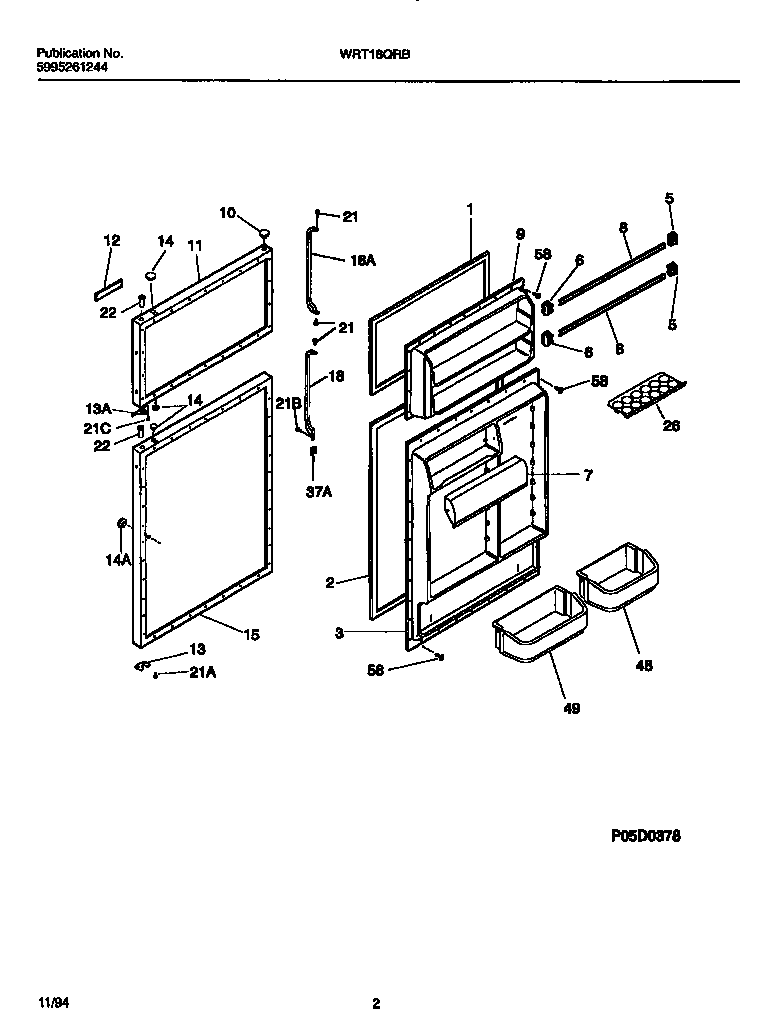 Door section