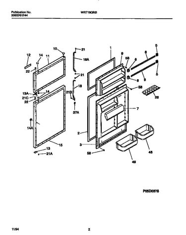 Door section