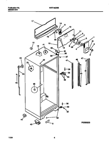 Cabinet w/ fan assembly