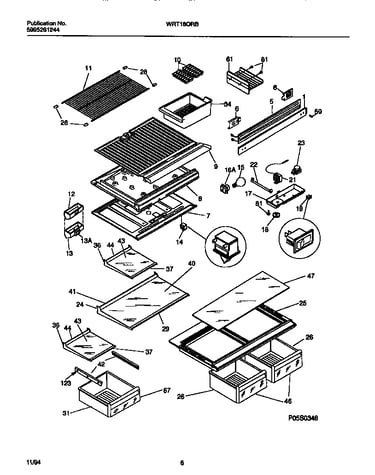 Shelves, controls, divider, mullion