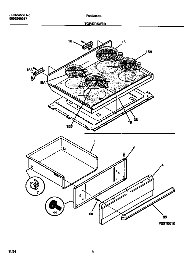 Top/drawer