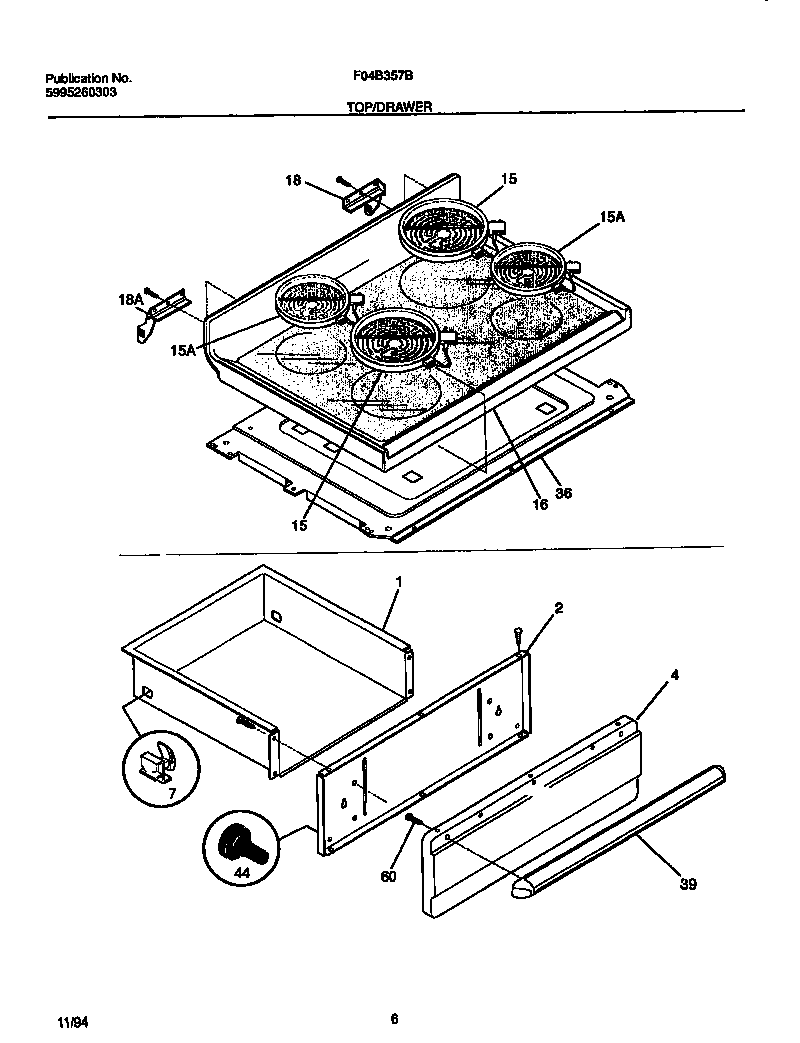 Top/drawer
