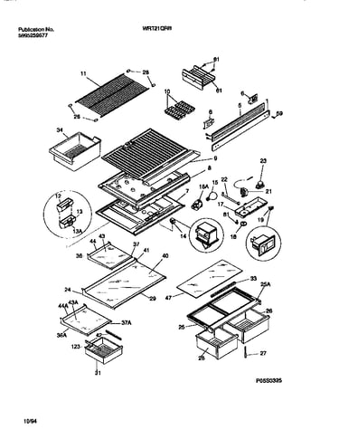 Shelves, controls, divider, mullion