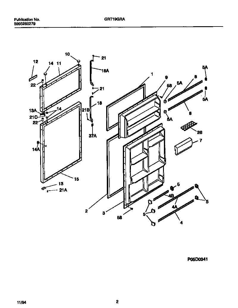 Door section