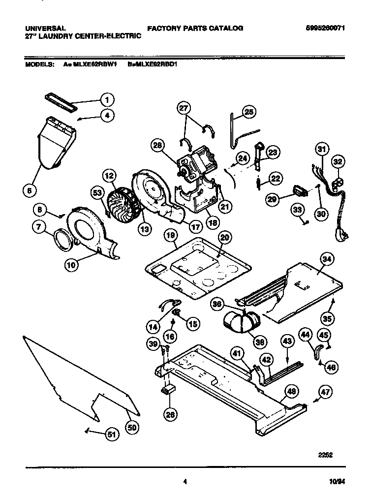 DRYER - MOTOR, BLOWER, BELT