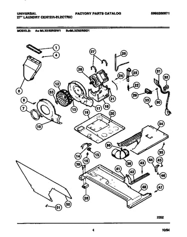 Dryer - motor, blower, belt