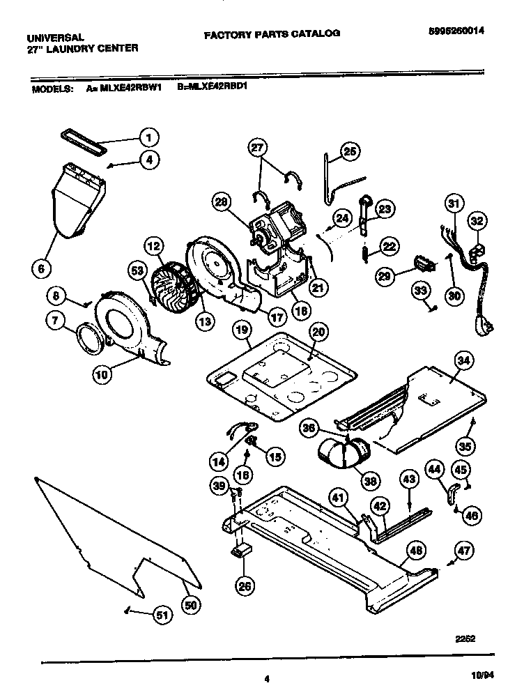 Dryer - motor, blower, belt
