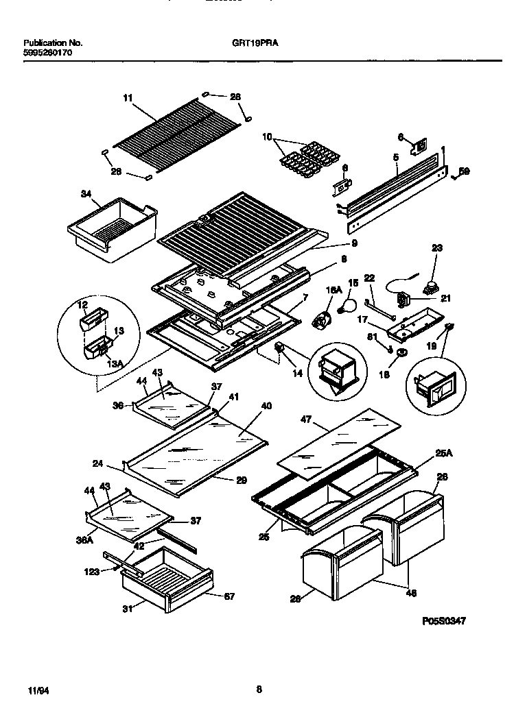 SHELVES, CONTROLS, DIVIDER, MULLION