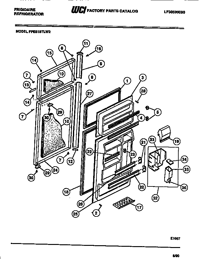 Door section