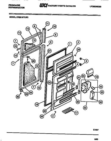 Door section