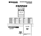 Tappan 30-2241-00-07 cover diagram
