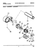 Motor, fan housing, exhaust duct