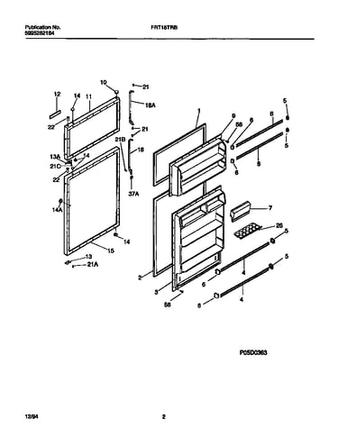 Food and freezer doors