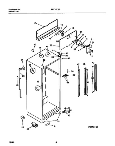 Cabinet, fan assembly
