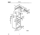 White-Westinghouse WRT17CVAW2 cabinet, fan assembly diagram