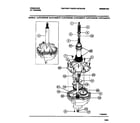 Frigidaire F21C235CS0 washer mechanism diagram