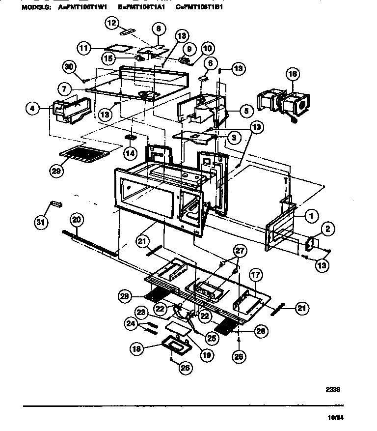 VENT MOTOR/CONDENSER