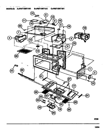 Vent motor/condenser