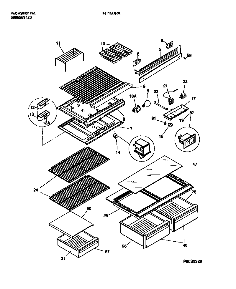 Shelves, controls, divider, mullion