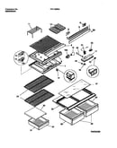 Shelves, controls, divider, mullion