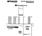 White-Westinghouse WRT21FGAY2 top mount refrigerator diagram