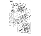White-Westinghouse WRT21FGAY2 ice maker & installation components diagram