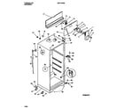 Gibson GRT17DRBW2 cabinet w/fan assembly diagram