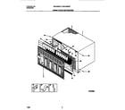 White-Westinghouse WAH094S2T2 cabinet front and wrapper diagram