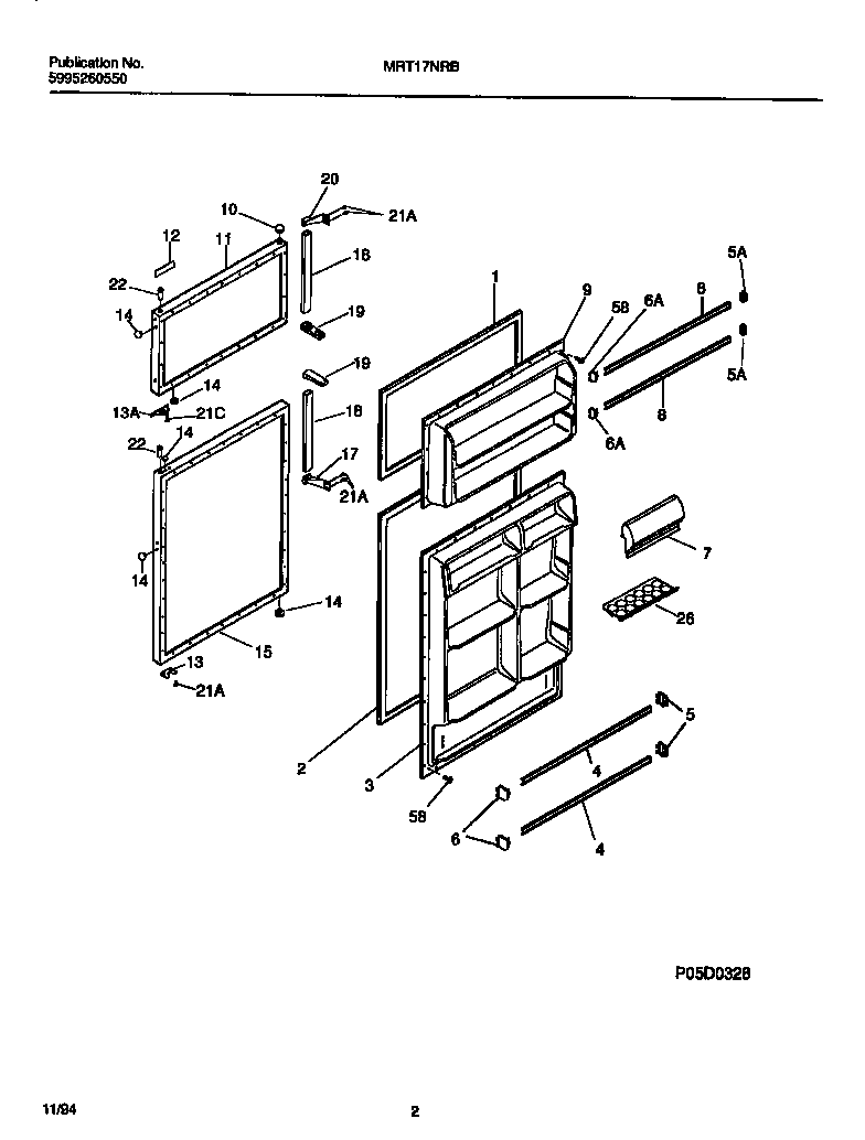 Door section
