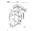 Universal/Multiflex (Frigidaire) MRT17NRBZ2 cabinet w/fan assembly diagram