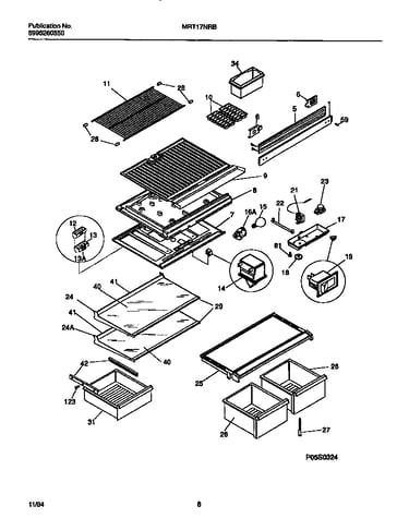 Shelves, controls, divider, mullion