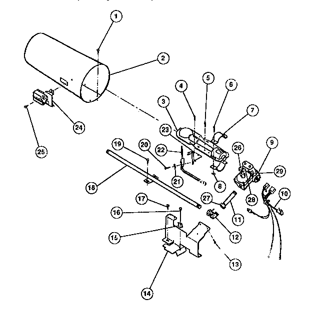 Gas  valve, burner assembly, sensor