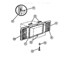 Frigidaire A05LH5N1 window mounting parts diagram