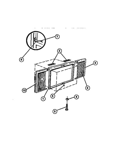 Window mounting parts