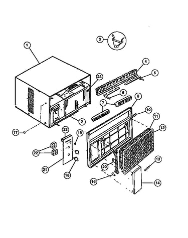 Cabinet front & wrapper