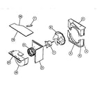 Frigidaire FAS147P1A1 air handling parts diagram