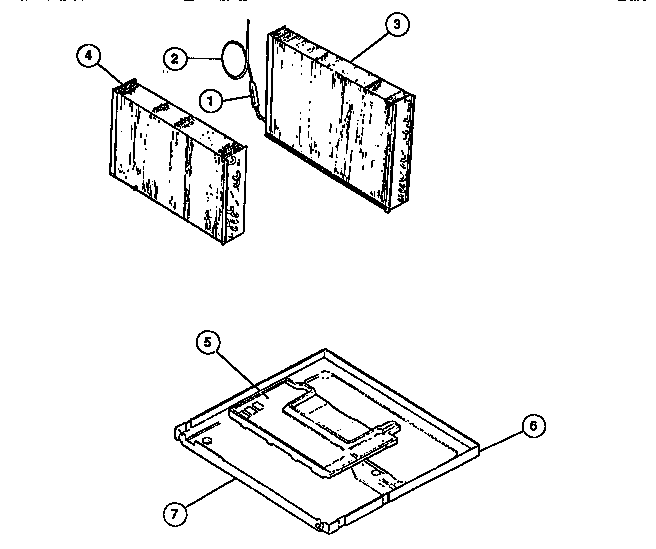 Evaporator, condenser